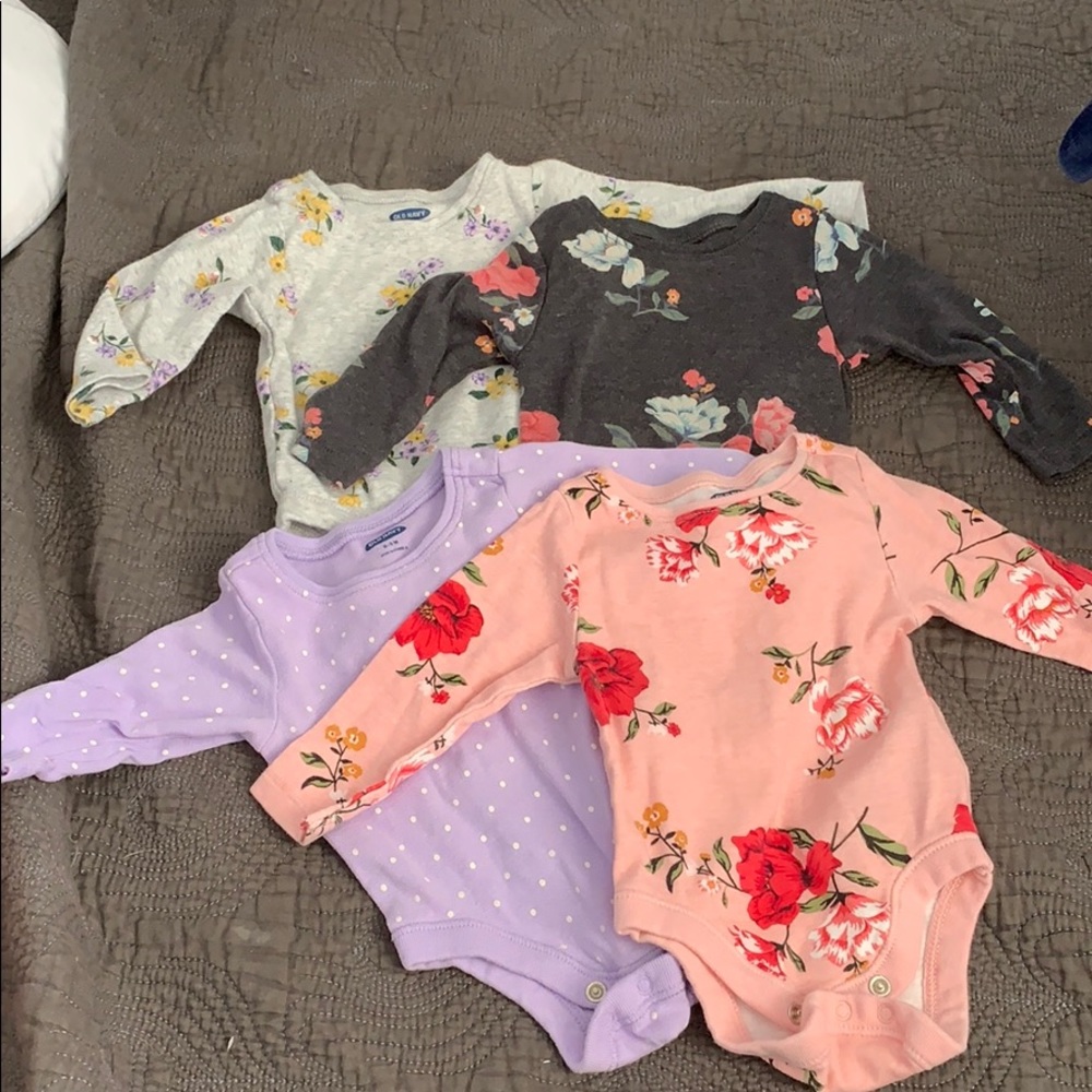 Old Navy baby girl onesies